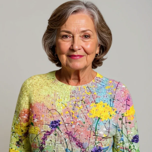 Francescaa - Handge Fertigt Woll Pullover - Image 2