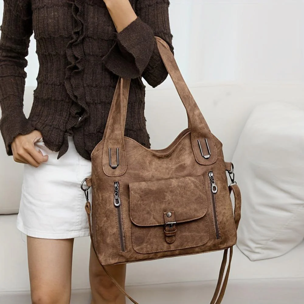 Franka – Vintage Schulter Handtasche - Image 2