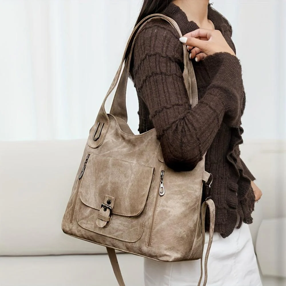 Franka – Vintage Schulter Handtasche - Image 4