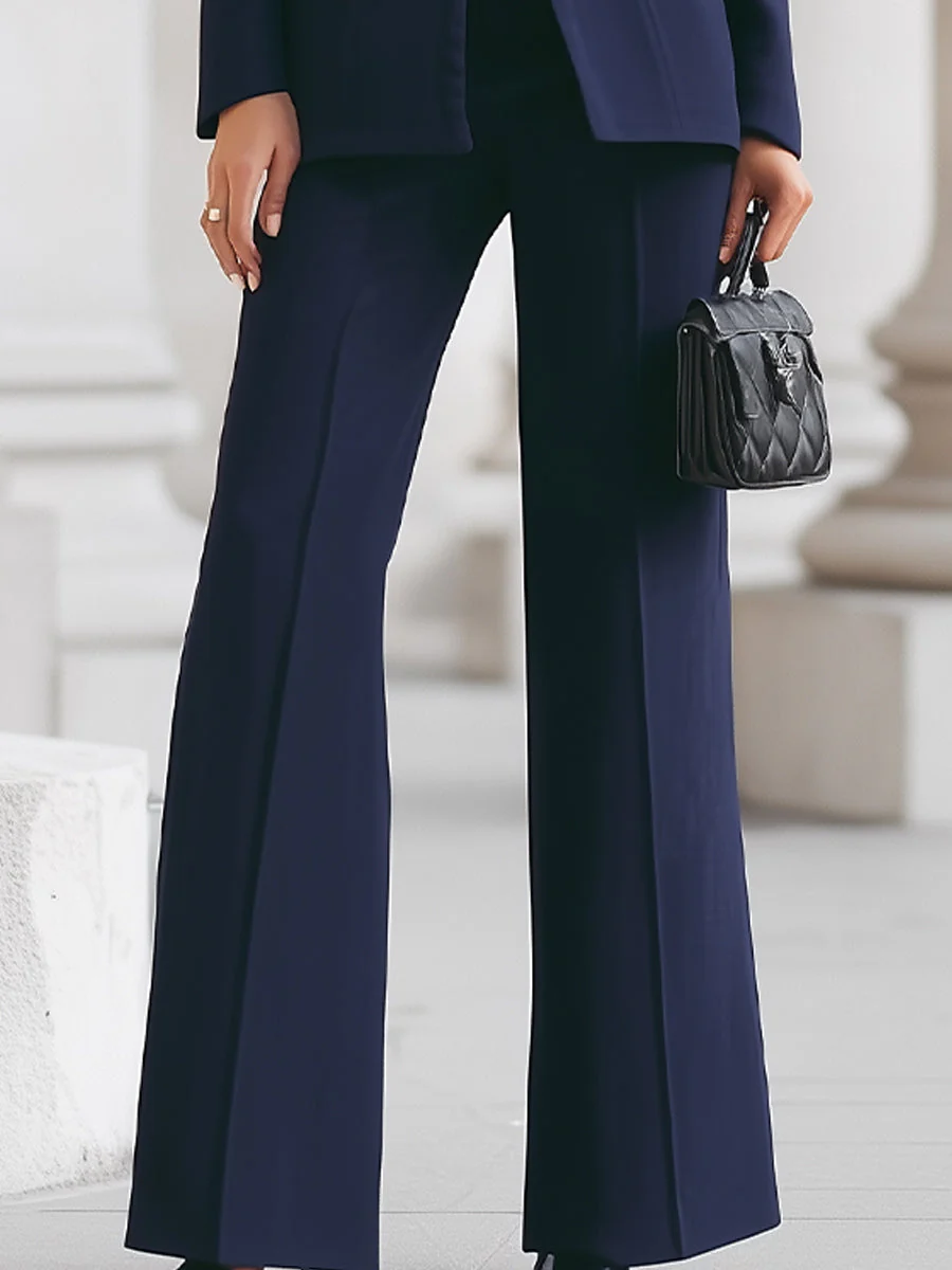 Franziska | Damen Maßgeschneiderter Blazer Weites Bein Set - Image 2
