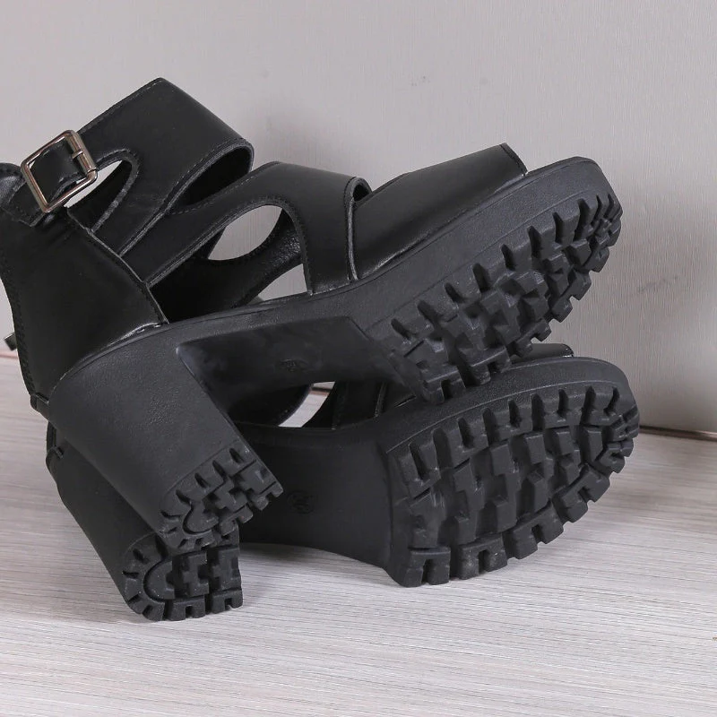 Frederick | Sandalen mit offener Spitze und hohem Absatz - Image 5
