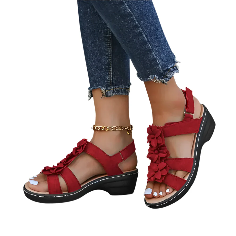 Freja Gepolsterte Ausrichtungs-Slipper – Stützende keilförmige Sandalen - Image 6