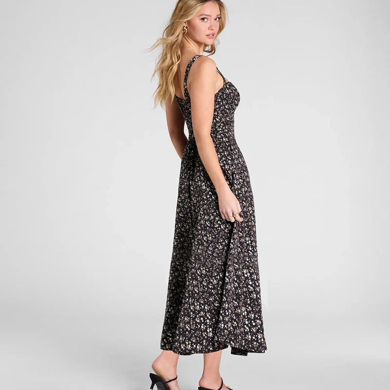 Freya | Langes Blumenkleid mit Trägern - Image 5