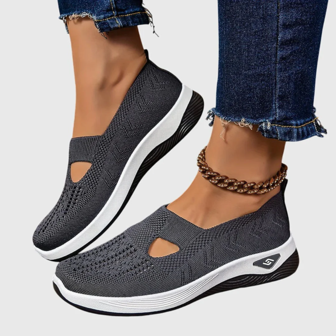 Frieda | Damen Atmungsaktive Slip-On Strick Sneakers - Image 10