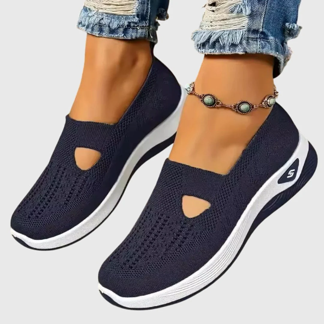 Frieda | Damen Atmungsaktive Slip-On Strick Sneakers - Image 11