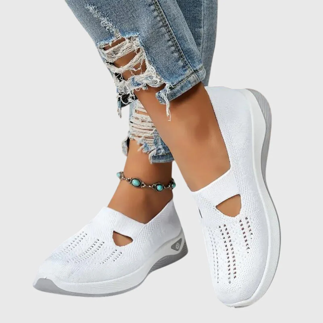 Frieda | Damen Atmungsaktive Slip-On Strick Sneakers - Image 12