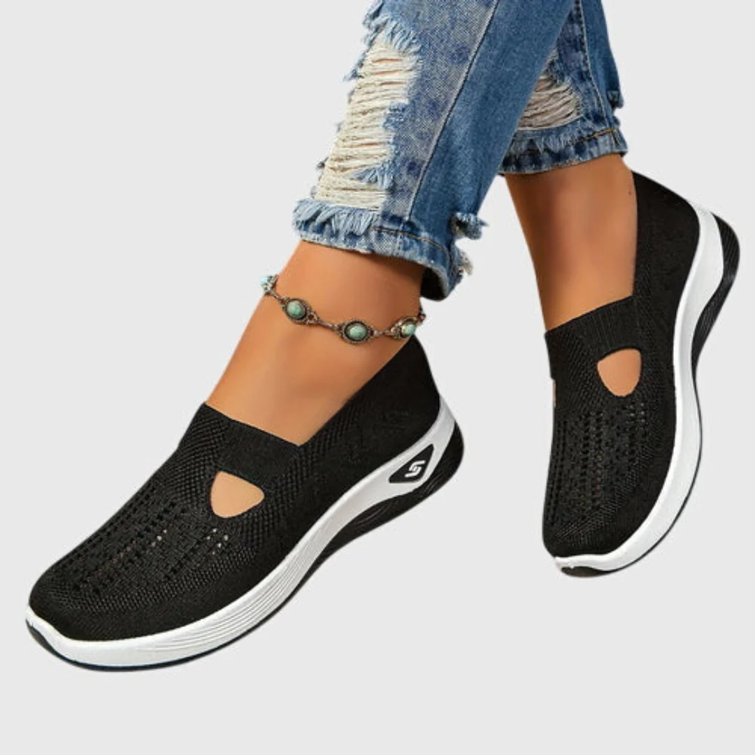 Frieda | Damen Atmungsaktive Slip-On Strick Sneakers - Image 2