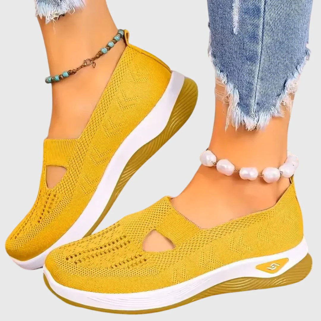 Frieda | Damen Atmungsaktive Slip-On Strick Sneakers - Image 8