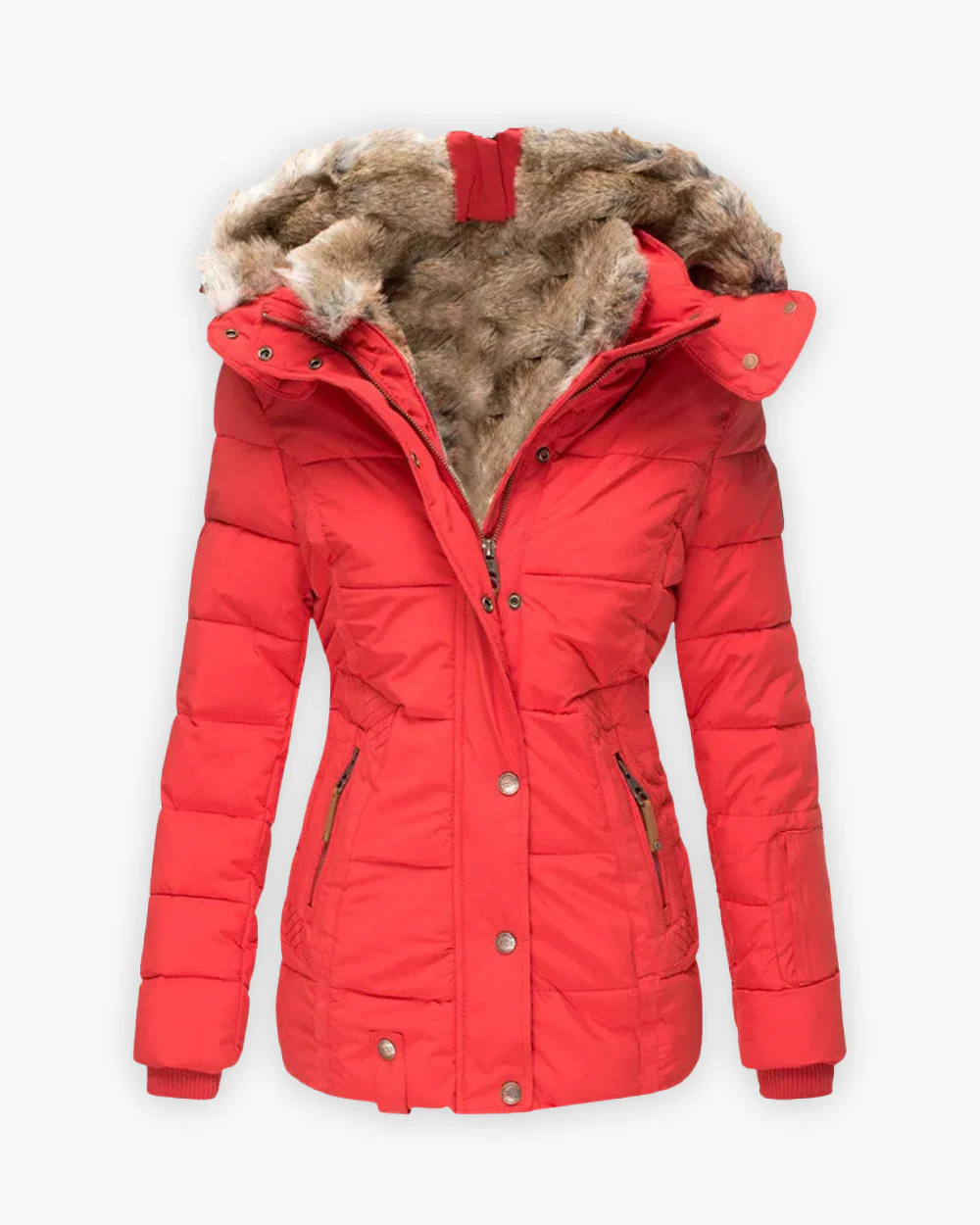 Friederike | Steppjacke mit Fellfutter - Image 2