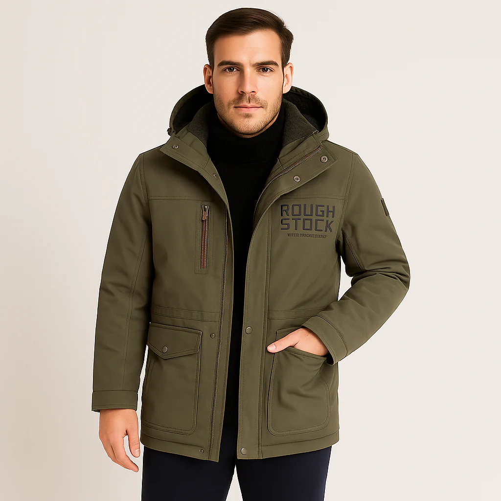 Friedrich | Herren Winter-Fleecejacke mit Kapuze und Reißverschluss - Image 3