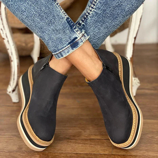 Gabriela | Damen Orthopädische Plattform Stiefeletten - Image 5