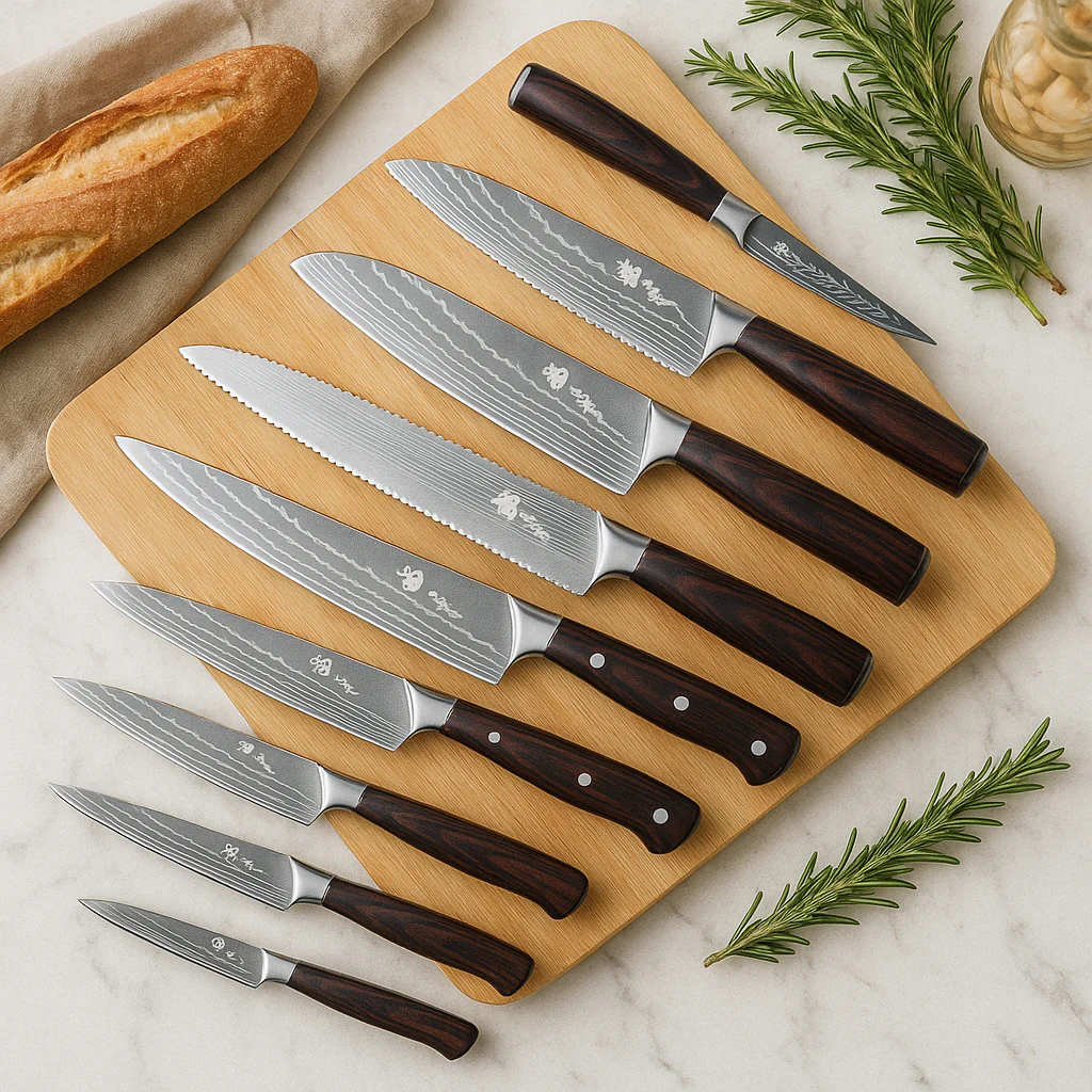 Gastronom | 10-teilige Küchenmesser-Kollektion mit Holzgriffblock - Image 2