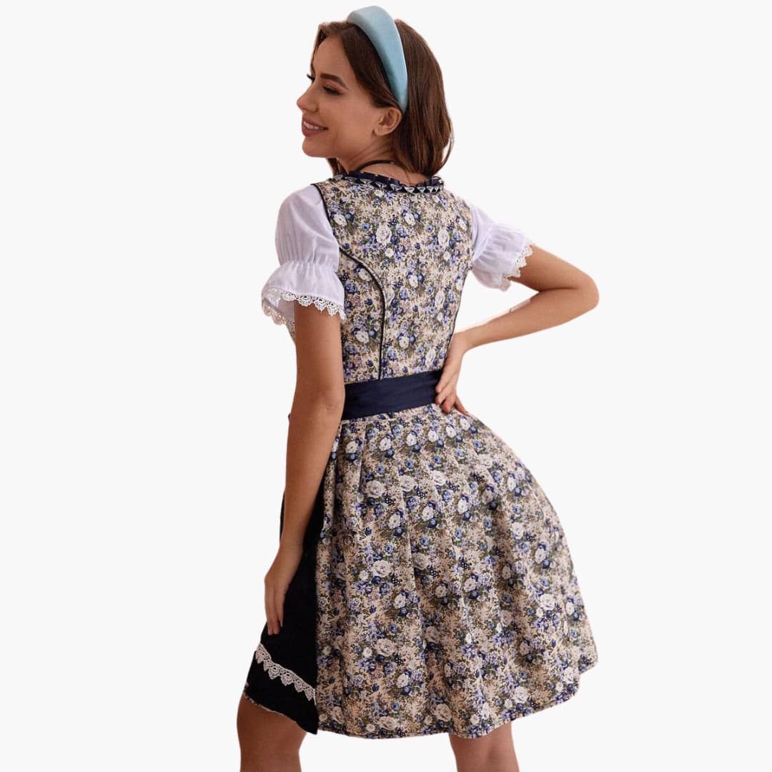 Geblümtes Dirndl kleid für Damen - Oktoberfest 2025 - Image 3