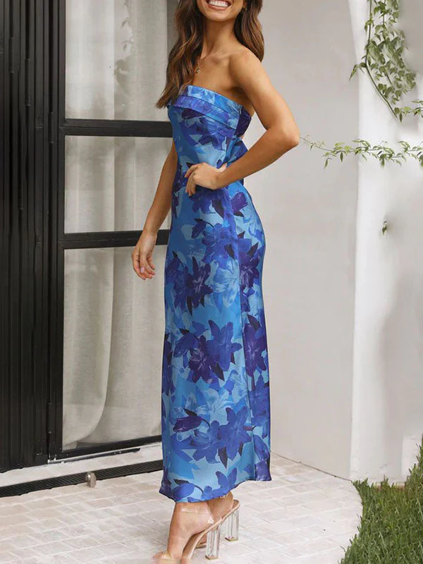Geblümtes Midikleid für Damen - Image 4
