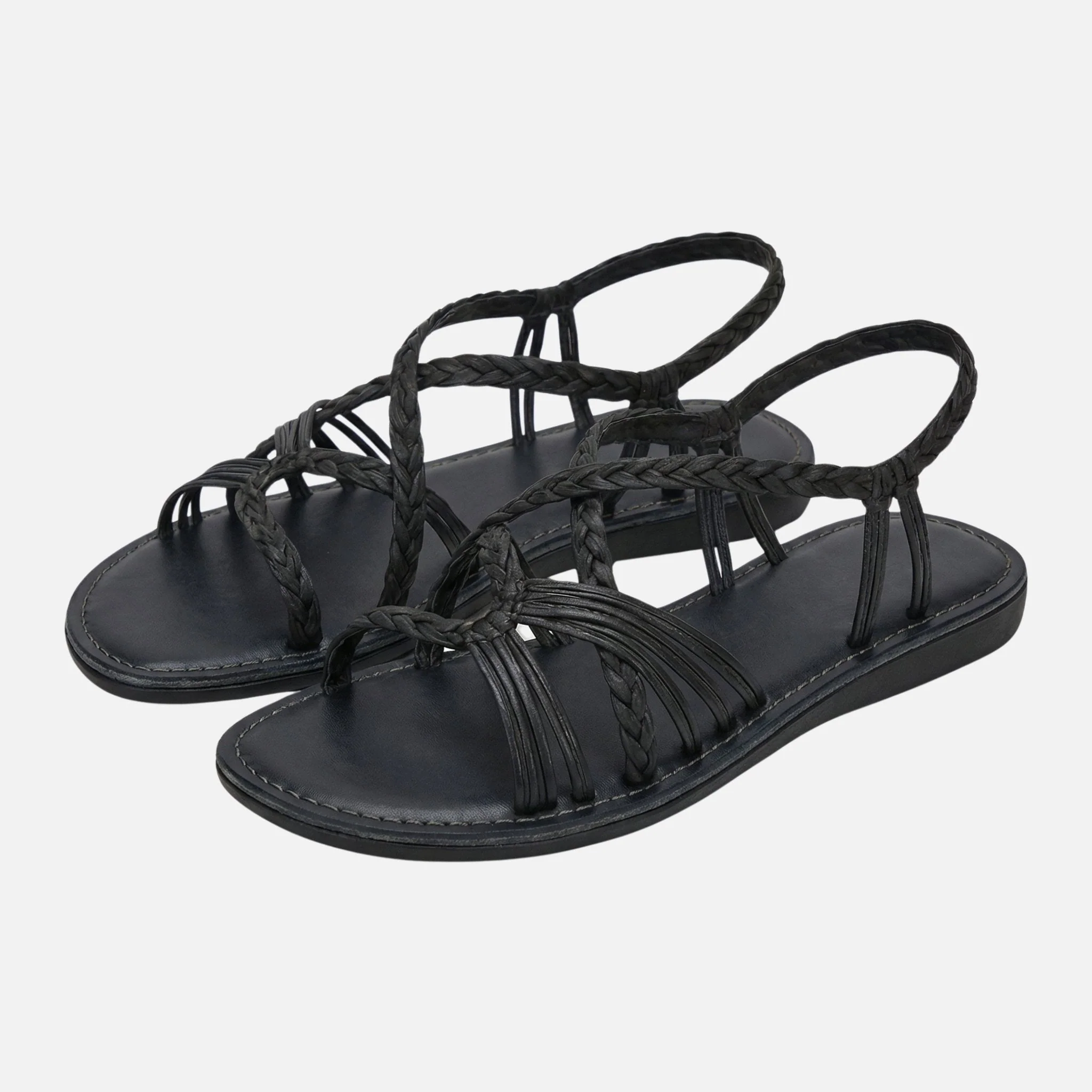 Renate | Damen Geflochtene Sandalen Verstellbarer Knöchelriemen – Boho Sandalen - Image 8