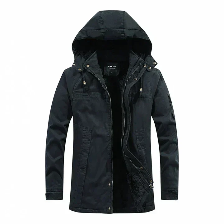 Gefütterte Fleecejacke Outdoor Parka - Image 4