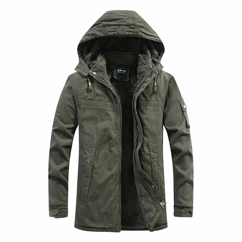 Gefütterte Fleecejacke Outdoor Parka - Image 5