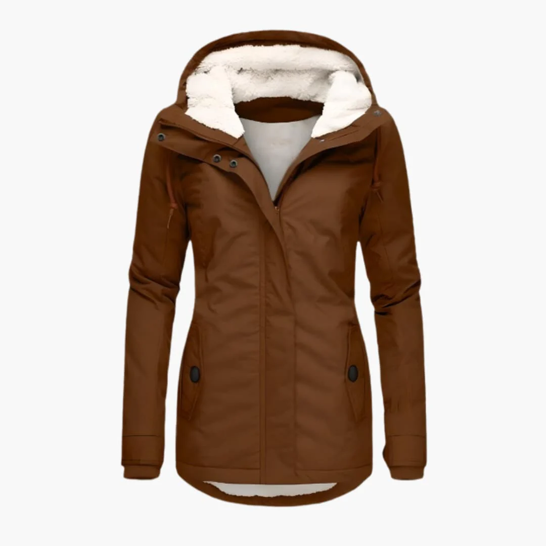 Gefütterte Winterjacke mit Kapuze für Herren - Image 3
