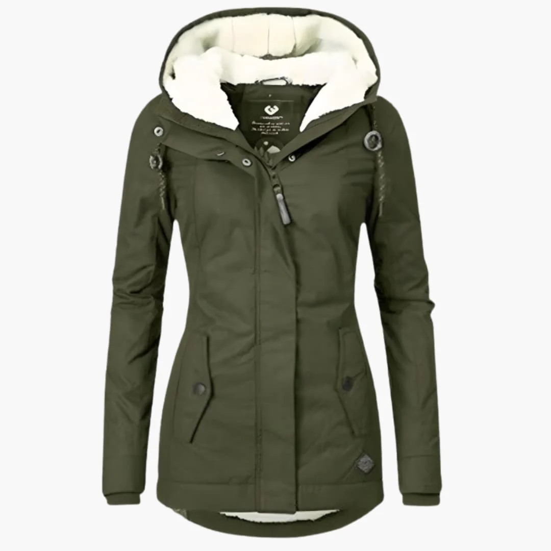 Gefütterte Winterjacke mit Kapuze für Herren - Image 4