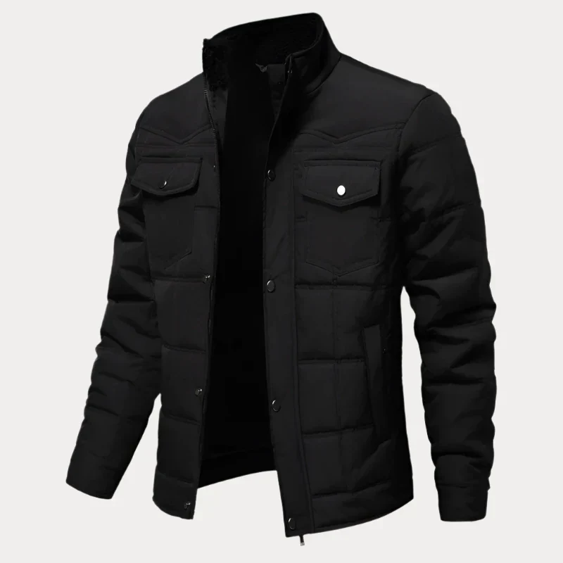 Geknöpfte Steppjacke für Herren - Image 6