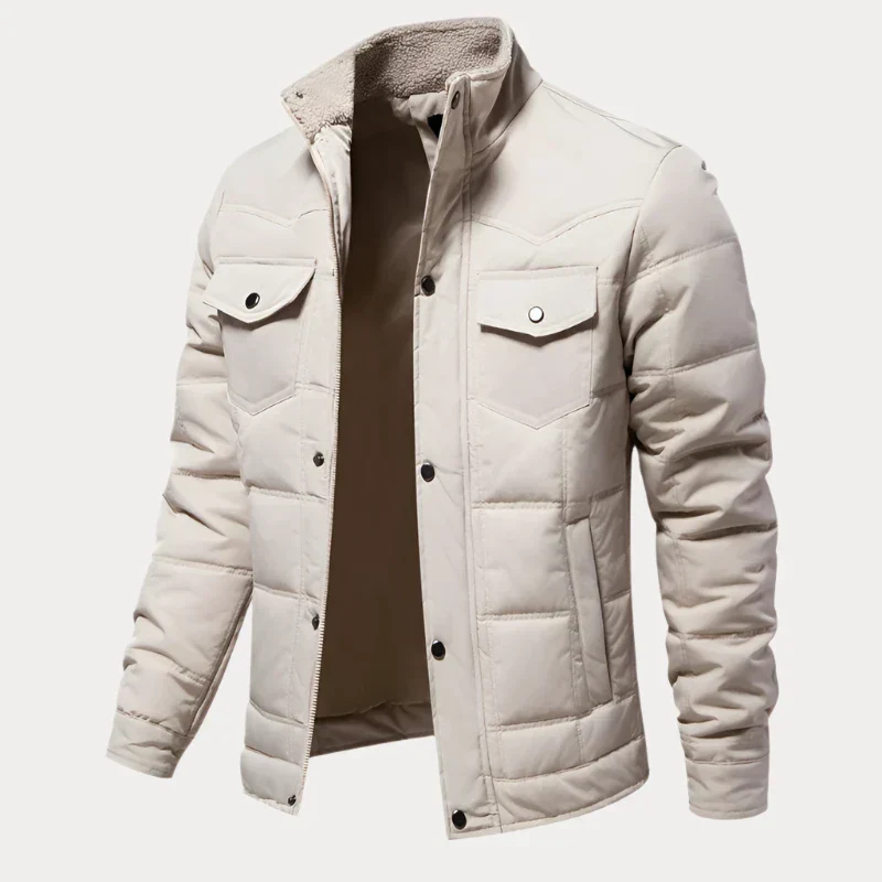 Geknöpfte Steppjacke für Herren - Image 7