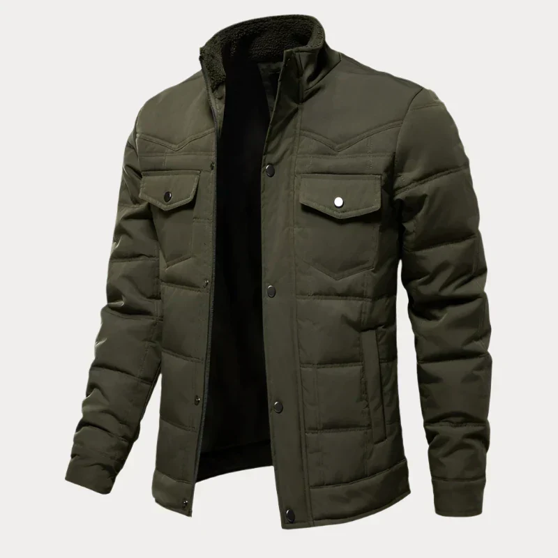 Geknöpfte Steppjacke für Herren - Image 8