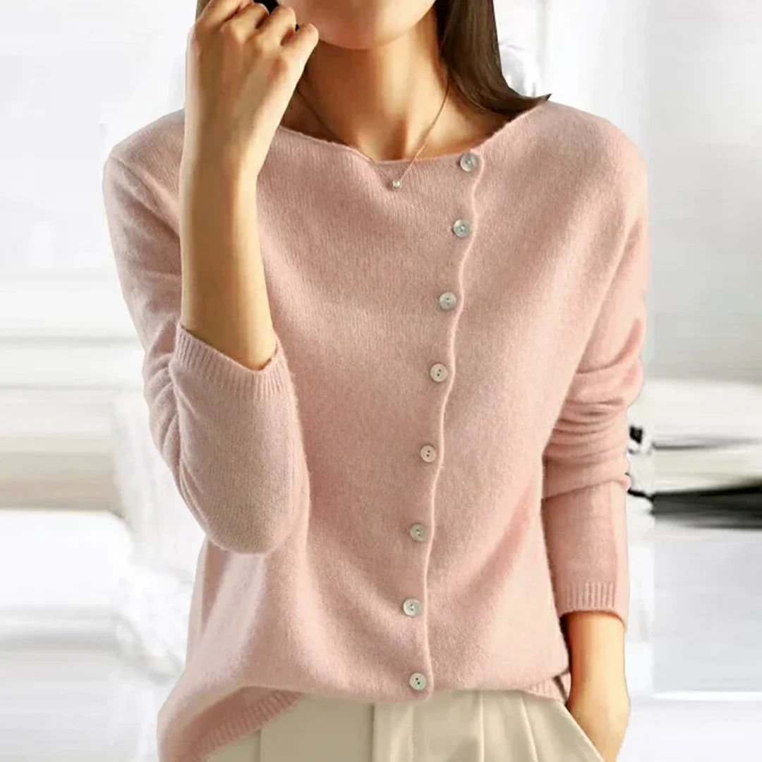Geknöpfter Pullover für Damen - Image 4