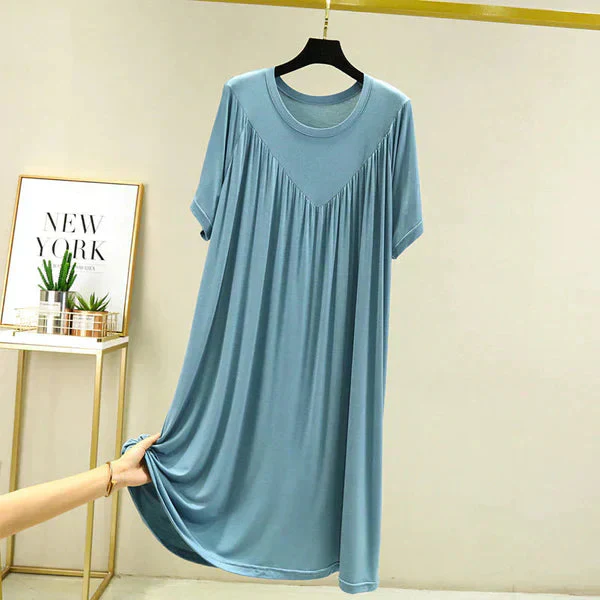 Gellaine – Klassisches, kurzärmliges, lockeres Kleid - Image 6