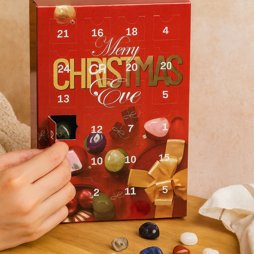 GemAura | Kristall-Adventskalender mit 24 natürlichen Edelsteinen - Image 2