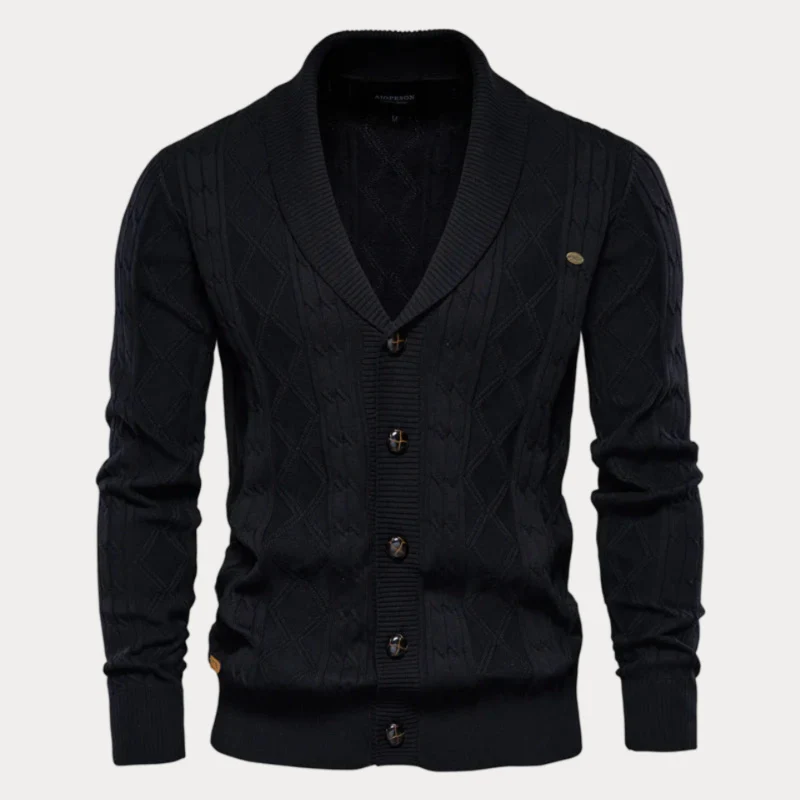 Gemusterte Strickjacke für Herren - Image 10