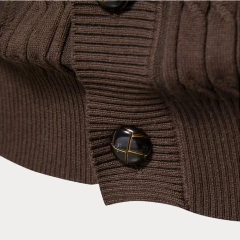Gemusterte Strickjacke für Herren - Image 4