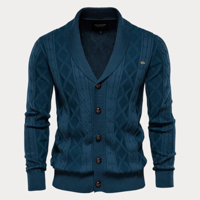 Gemusterte Strickjacke für Herren - Image 6