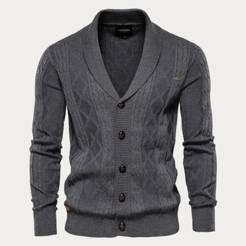Gemusterte Strickjacke für Herren - Image 8