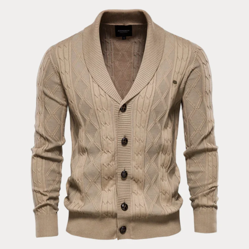 Gemusterte Strickjacke für Herren - Image 9