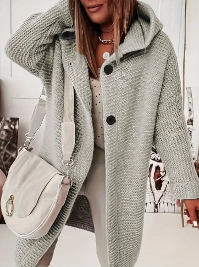 Gemütlich Cardigan für Damen | Mit Kapuze - Image 11