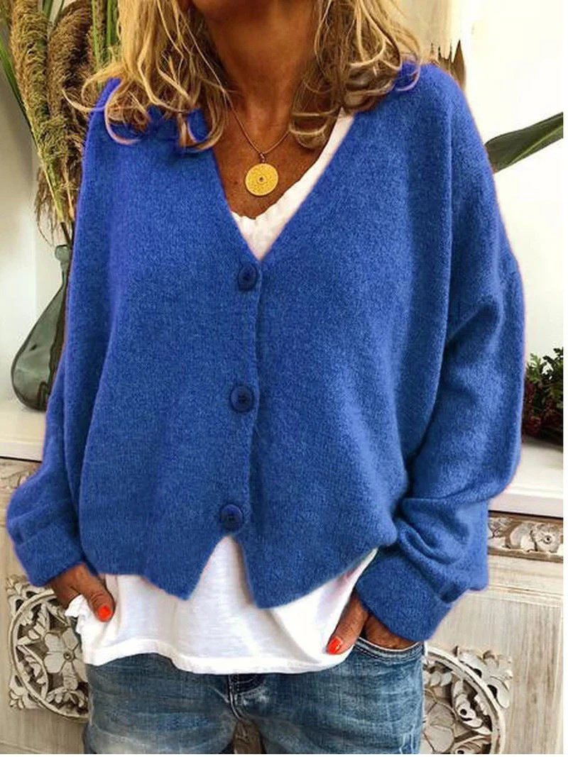 Gemütliche Damen Strickjacke | V-Ausschnitt - Image 2