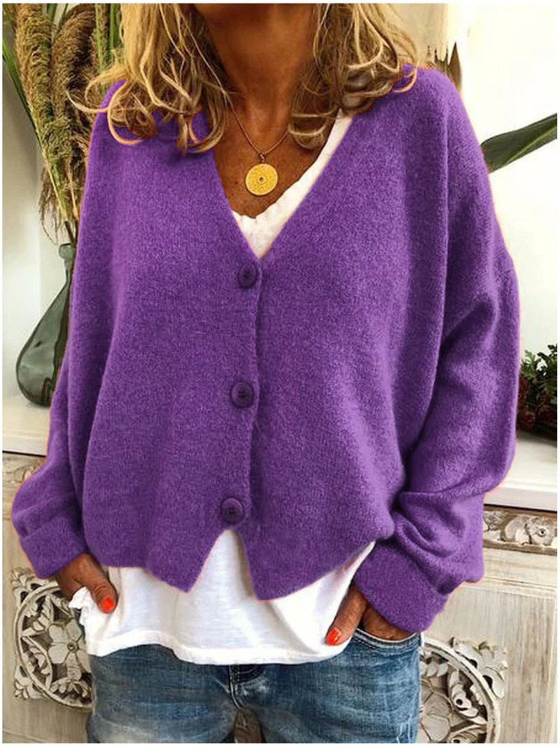 Gemütliche Damen Strickjacke | V-Ausschnitt - Image 5