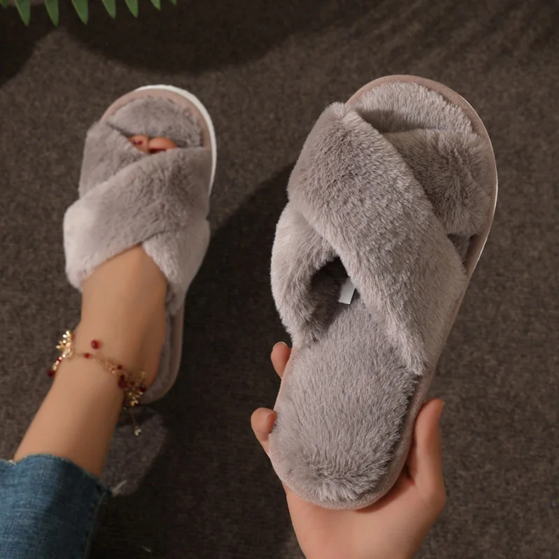 Gemütliche Hausschuhe für Damen | Offene Zehenpartie - Image 3