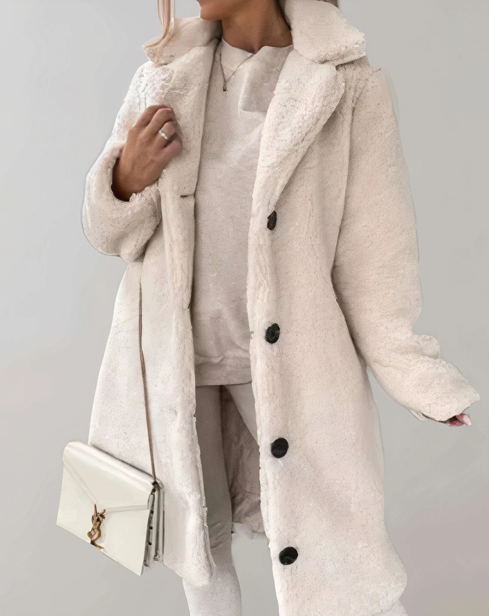 Gemütliche und bequeme dicke Jacke für Frauen - Gustava - Image 3