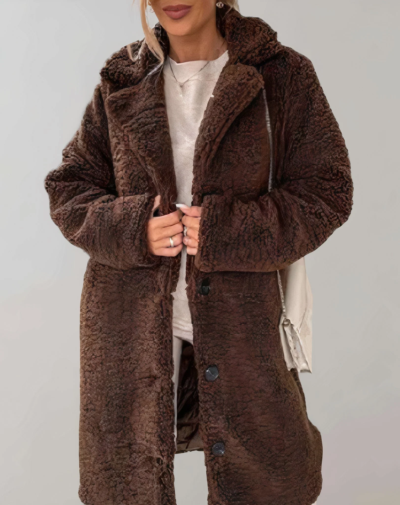 Gemütliche und bequeme dicke Jacke für Frauen - Gustava - Image 5