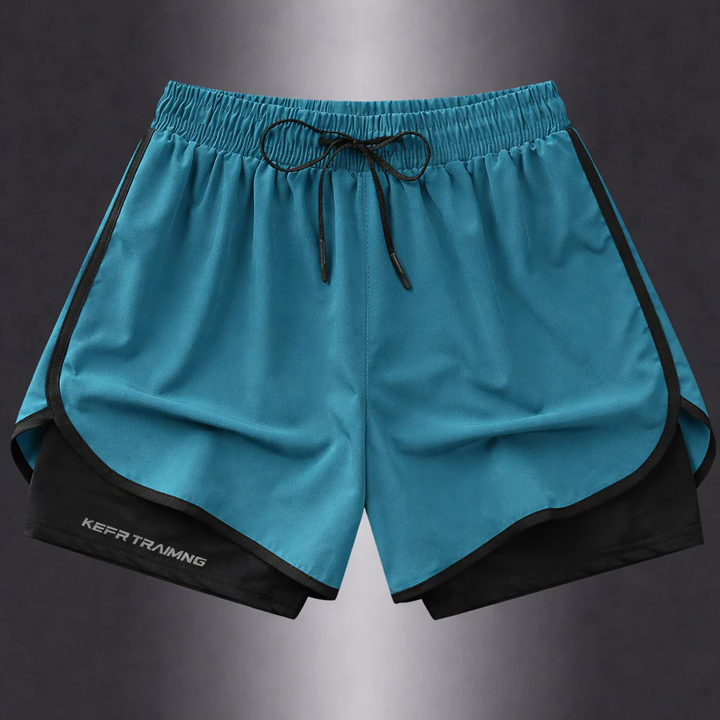Geometrische Sportshorts für Damen – Stylisch und atmungsaktiv für Fitness und Laufen - Image 6