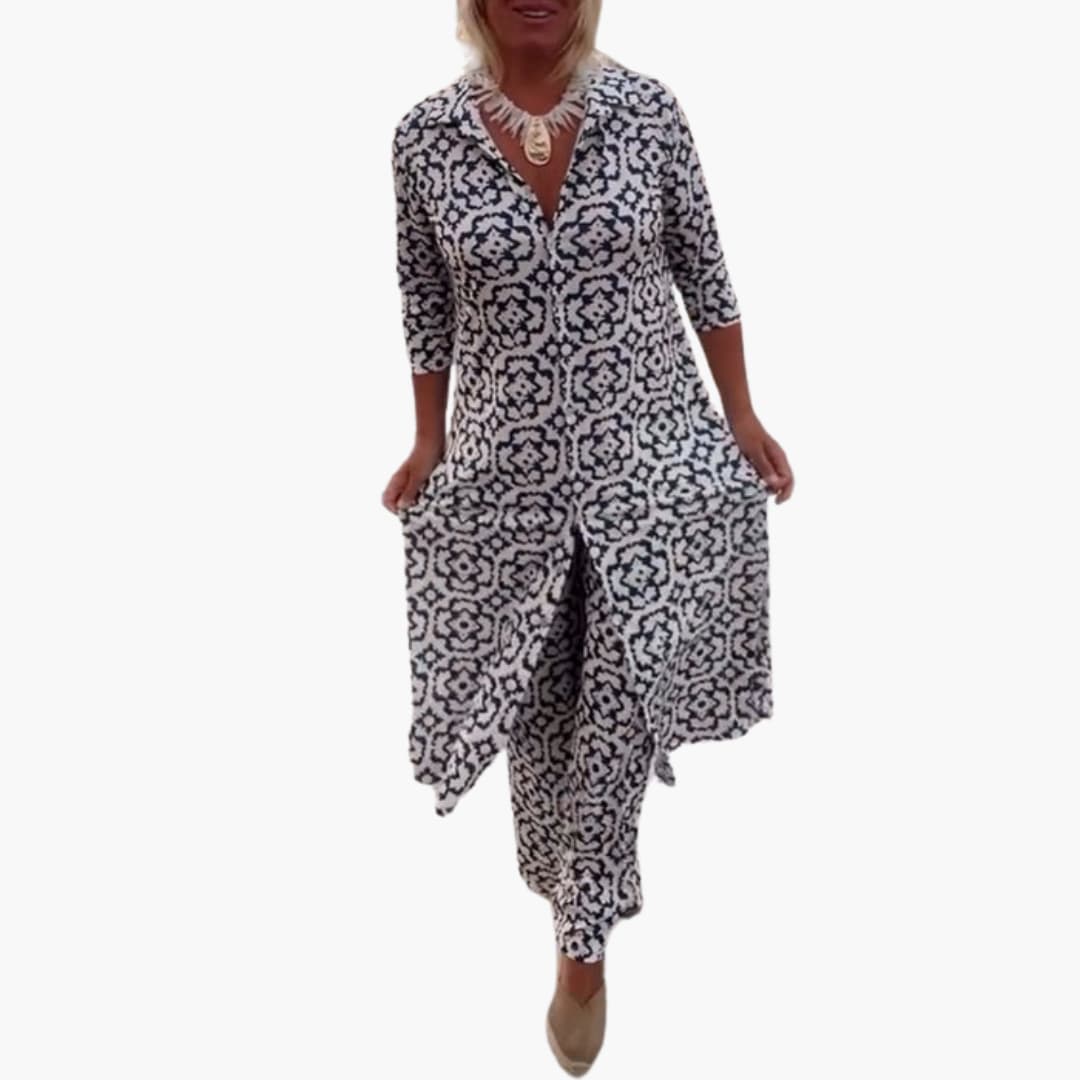 Geometrisches Zweiteiler-Set - Für Damen mit Stil & Komfort - Image 3