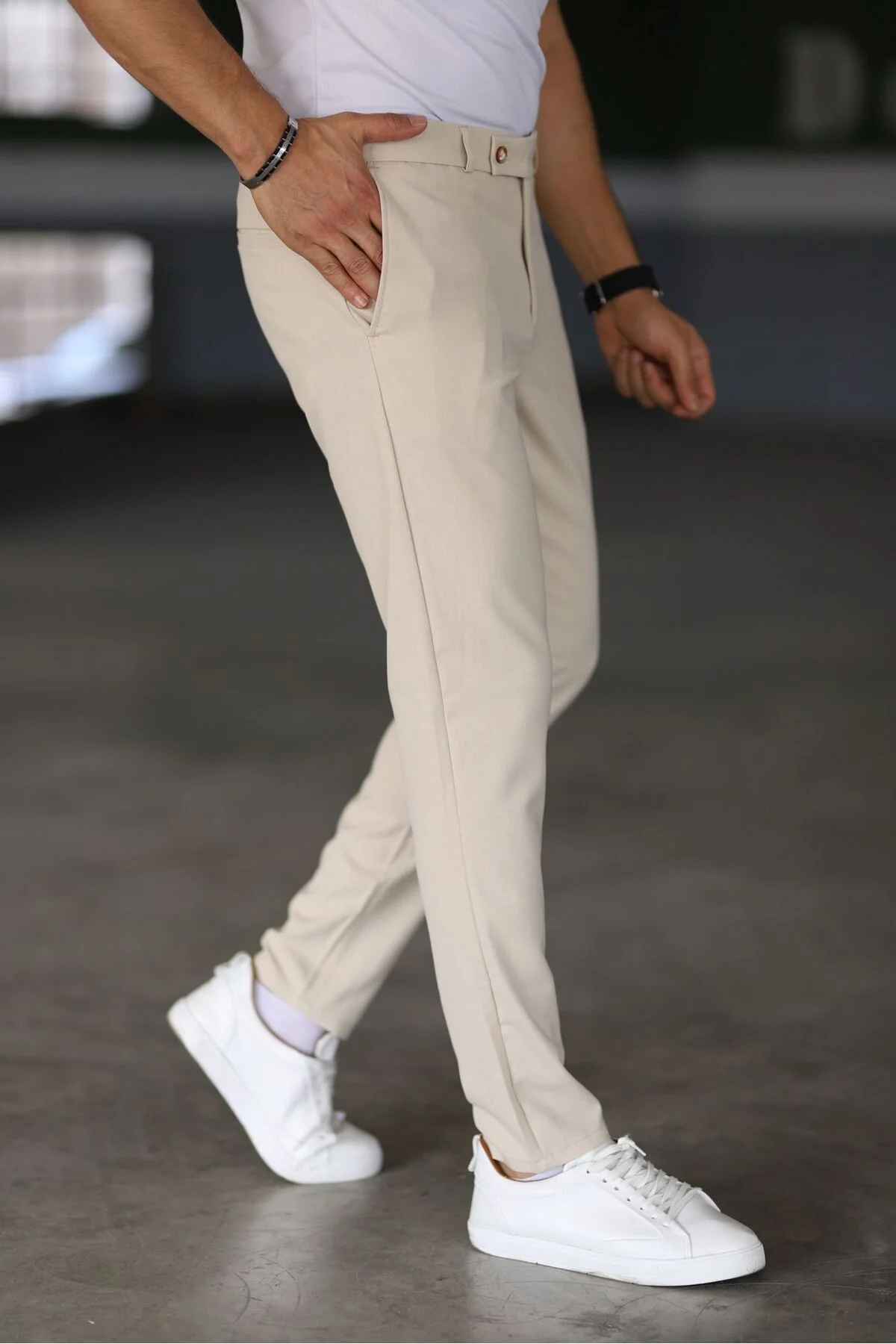 Georg - Chinos Slim Fit Beige Hose - Image 2