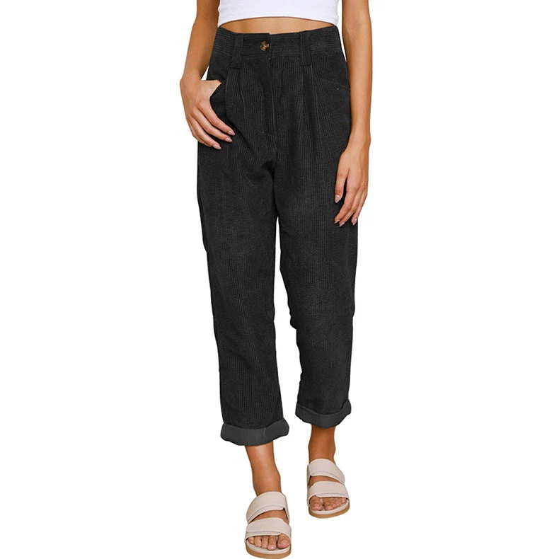 Gerade Hose mit hoher Taille für Damen - Image 6