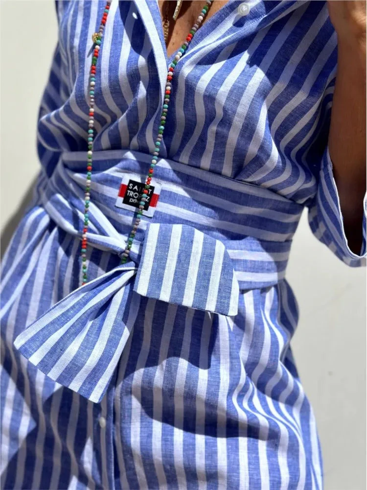 Géraldine | Leichte und stylische gestreifte Kleid - Image 2