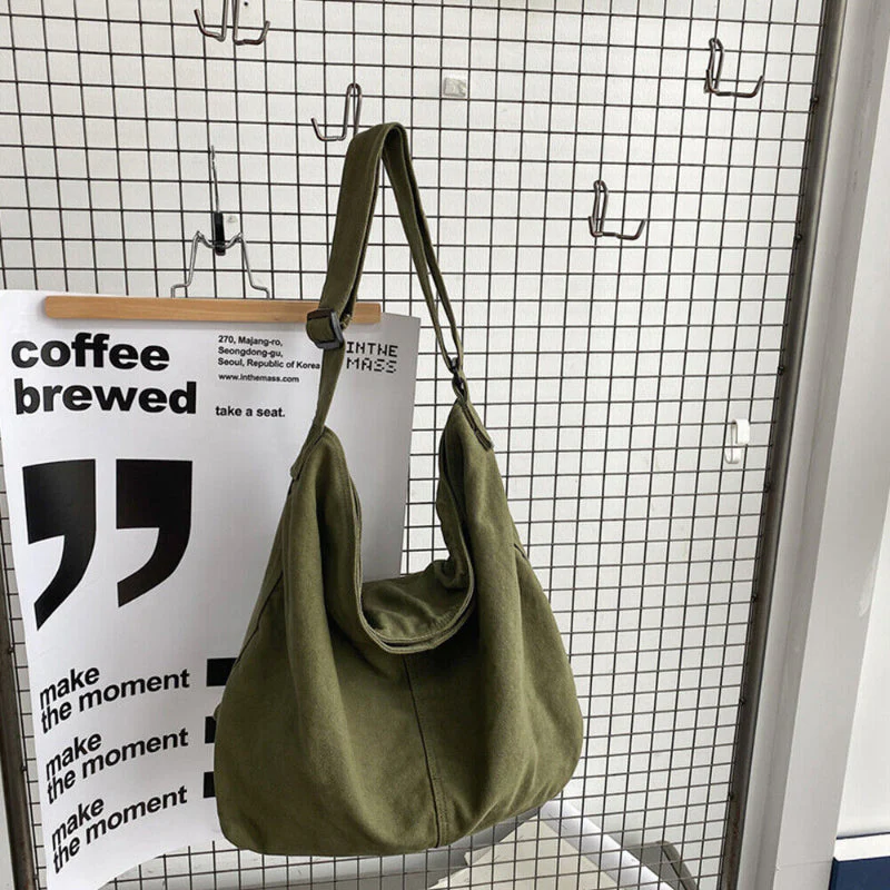 Geräumige Handtasche für Damen – Minimalistische Umhängetasche für Alltag und Freizeit, Schultergurt - Image 2
