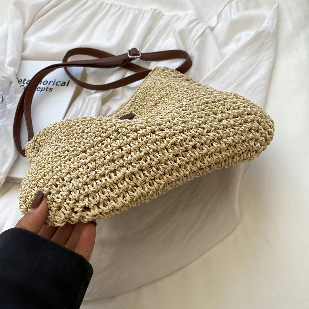 Geräumige und strapazierfähige Schultertasche im Boho-Stil für Damen - Image 4