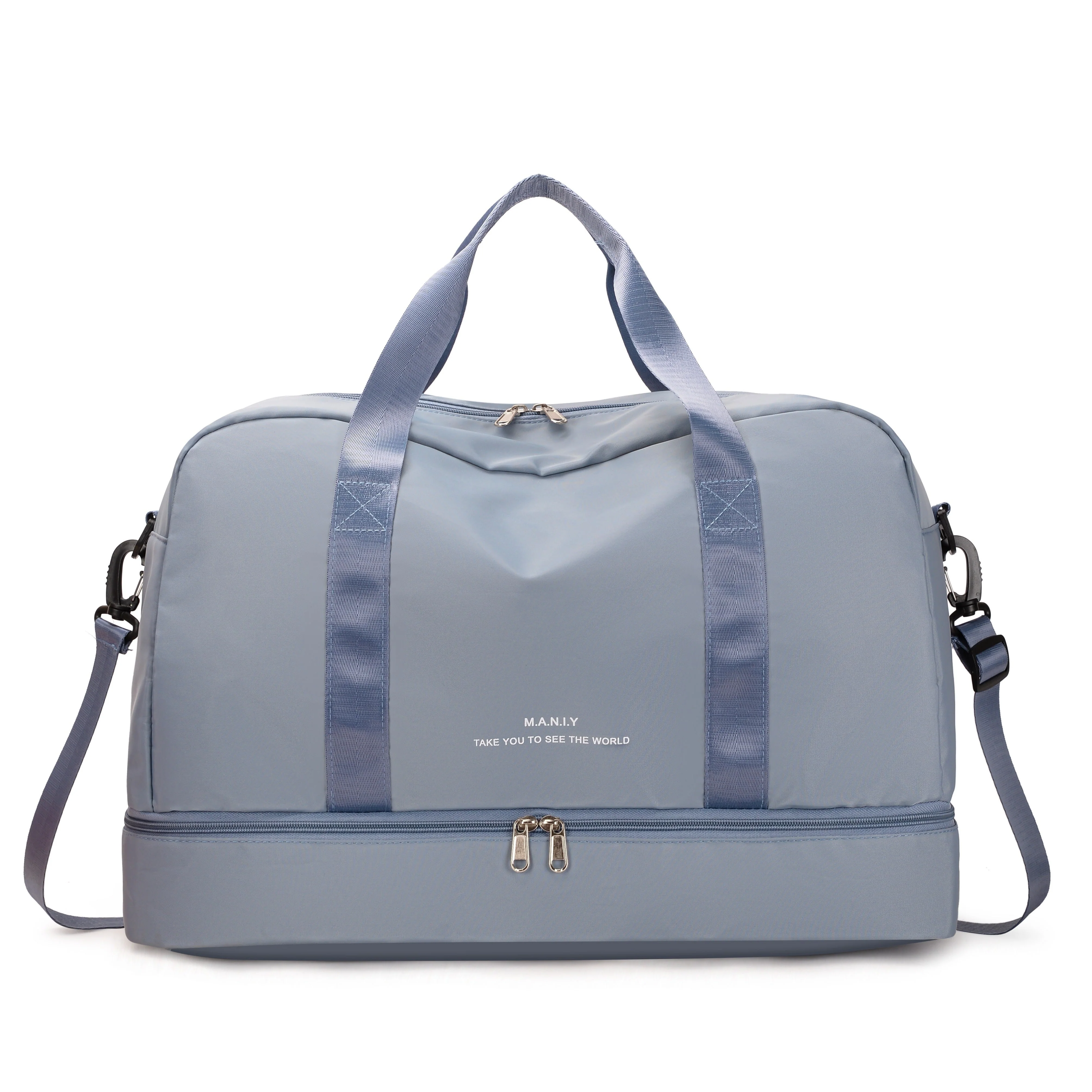 Geräumige Unisex-Reisetasche für Abenteuer aus veganem Leder - Image 12