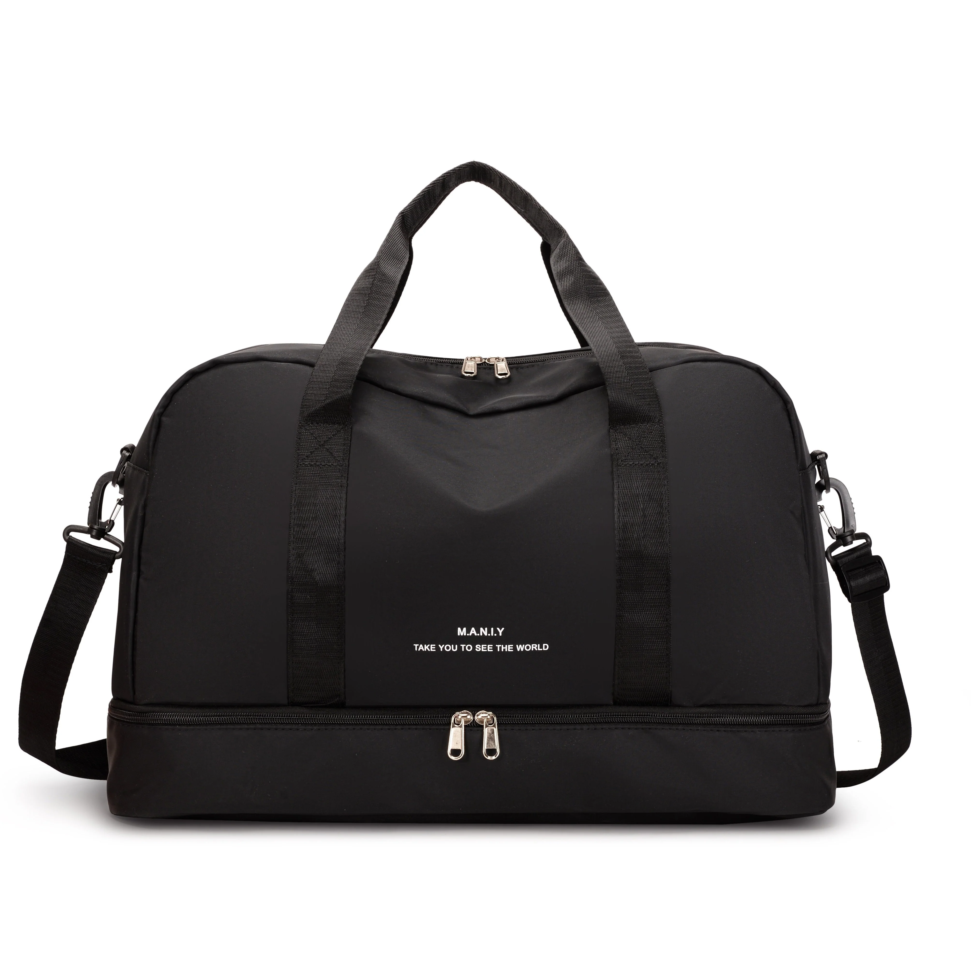Geräumige Unisex-Reisetasche für Abenteuer aus veganem Leder - Image 15
