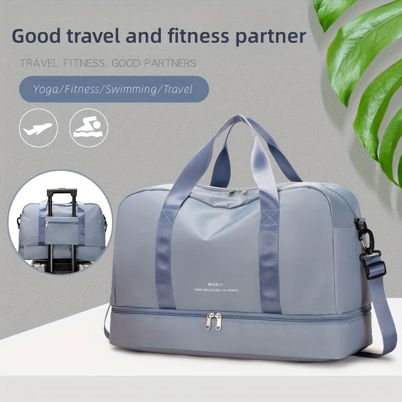 Geräumige Unisex-Reisetasche für Abenteuer aus veganem Leder - Image 7